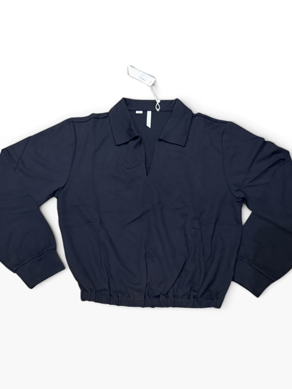 NWT Travis Mathew Women's Long Sleeve Black Pullover w/ Collar Size M